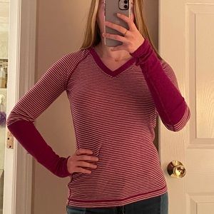 Striped Top with Hood